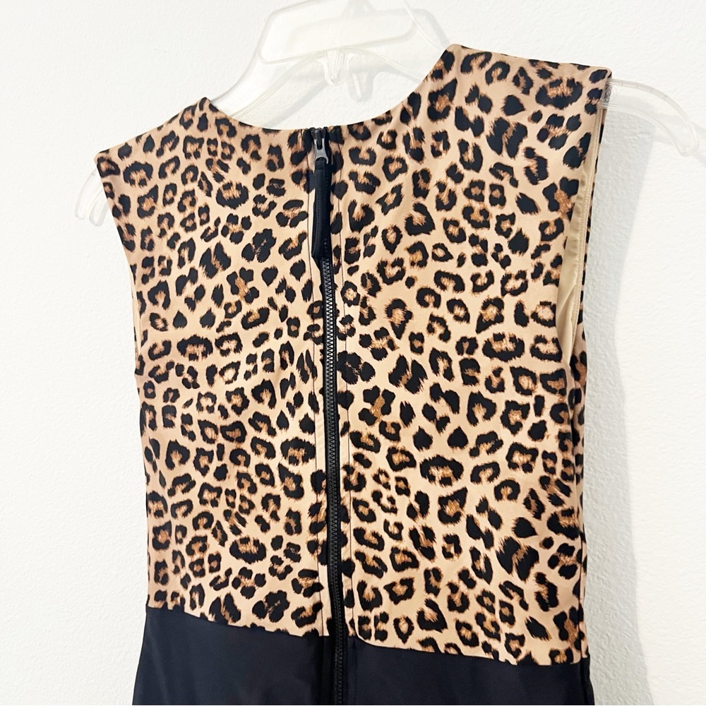 Summersalt Surf One Piece Swimsuit Leopard and Black Size 8 - Picture 6 of 8